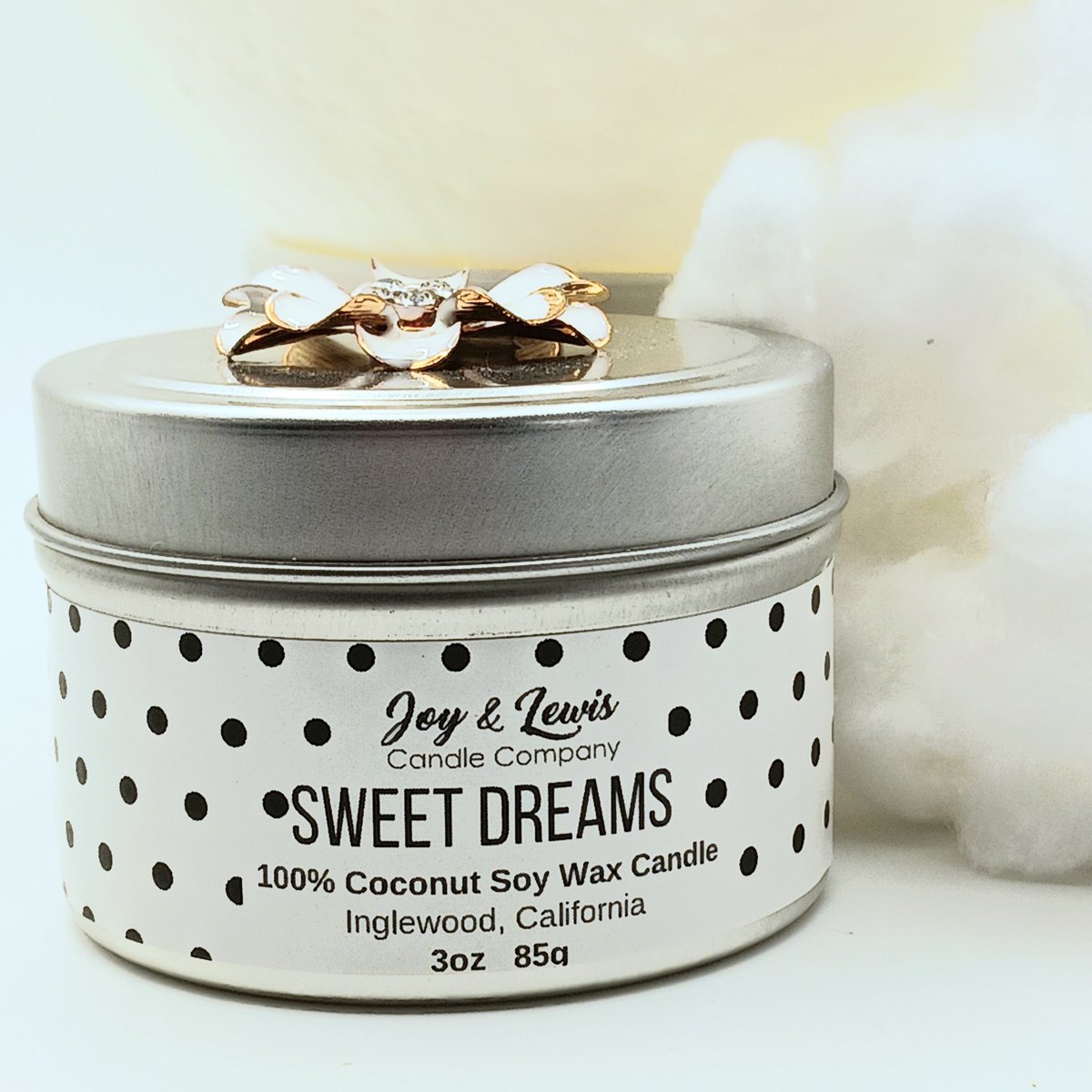 Coconut Soy Wax Candle (Tin)